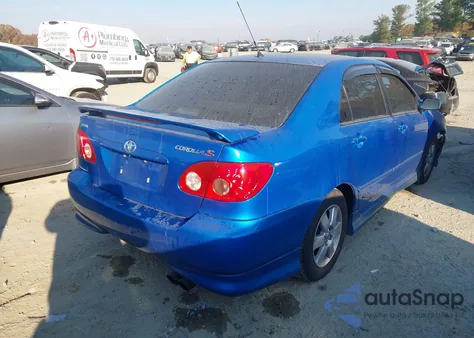 2008 Toyota Corolla S z USA, uszkodzony, nr VIN 2T1BR32E48C909255